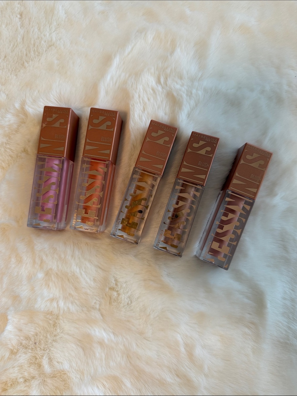 Maybelline Blush Lip Gloss - Pink, Peach & Nude Shades 5
